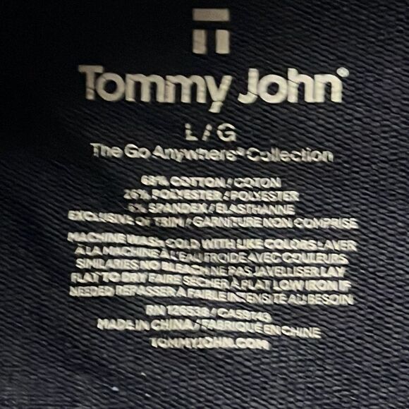 Tommy John The Go Anywhere Pants Jogger Sweatpants. Sz L/27 inseam - Picture 4 of 10